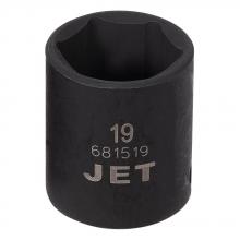 Jet - CA 681519 - 3/8" DR x 19mm Regular Impact Socket - 6 Point