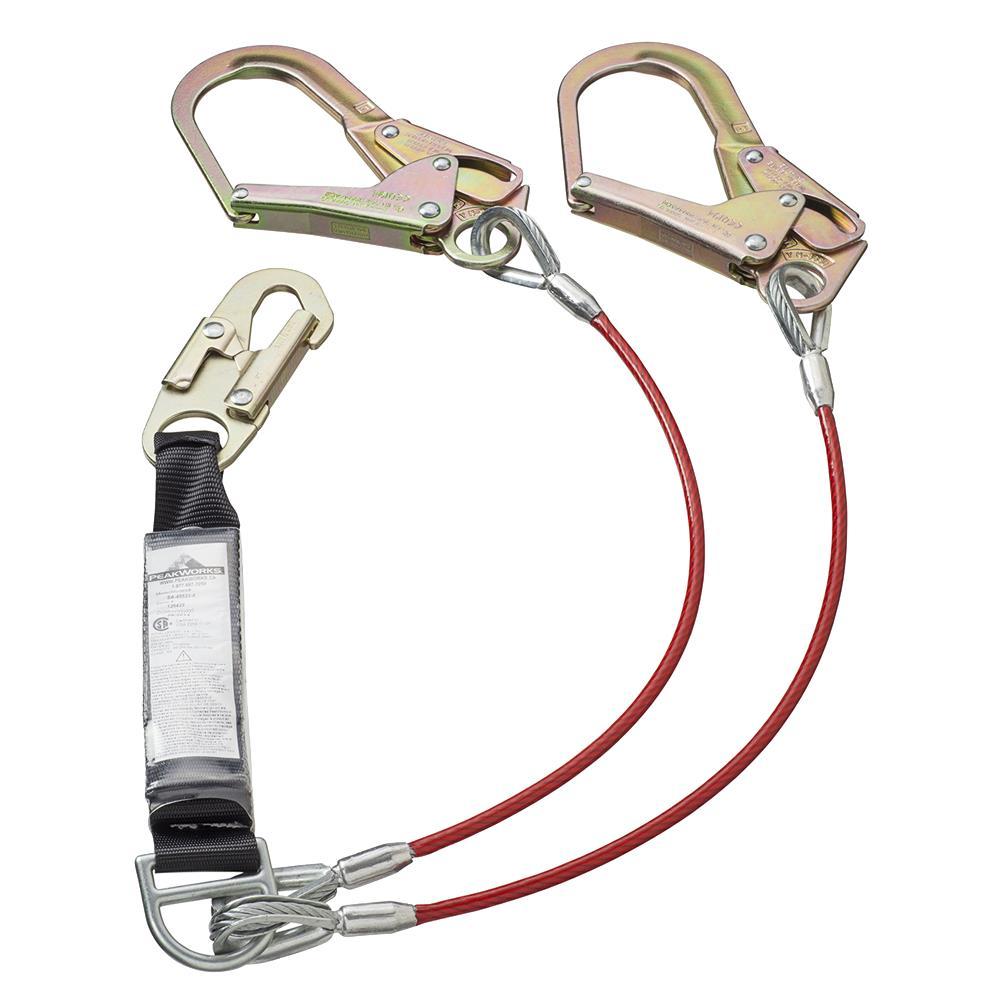 E4 Shock Absorbing Lanyards - SP - Twin Leg