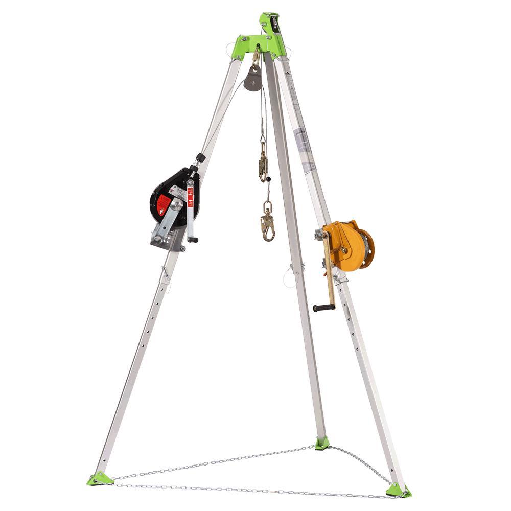 Confined Space Kit - Includes Tripod - Self-Retracting Lifeline - Man Winch - Carrying Bag