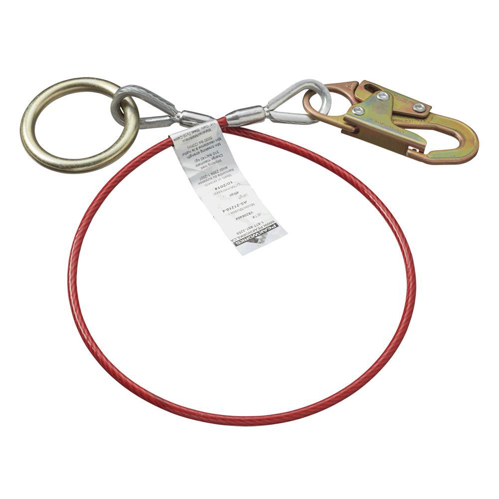 Cable Anchor Sling - Snap Hook & O-Ring - 4&#39; (1.2 m)