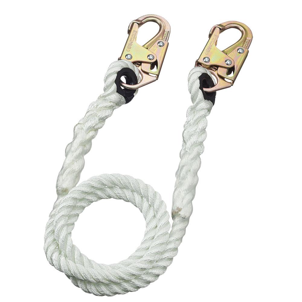 Restraint Lanyard - 5/8&#34; Rope - Snap Hooks - 6&#39; (1.8 m)