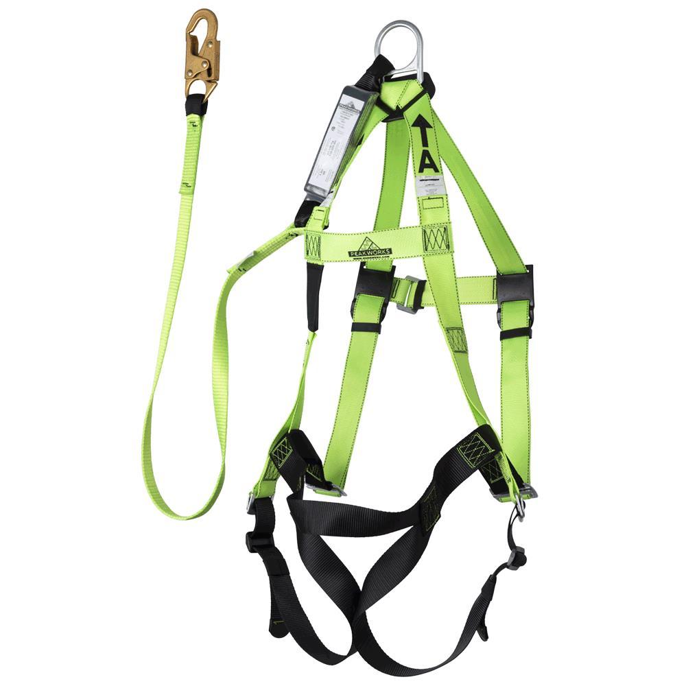 Harness/Lanyard Integral Combo - 4&#39; (1.2 m) - 200-350 lb Capacity