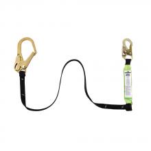 Peakworks V8104320 - Single Leg Shock Absorbing Lanyards w/ Shock Pack (200-386 lbs)