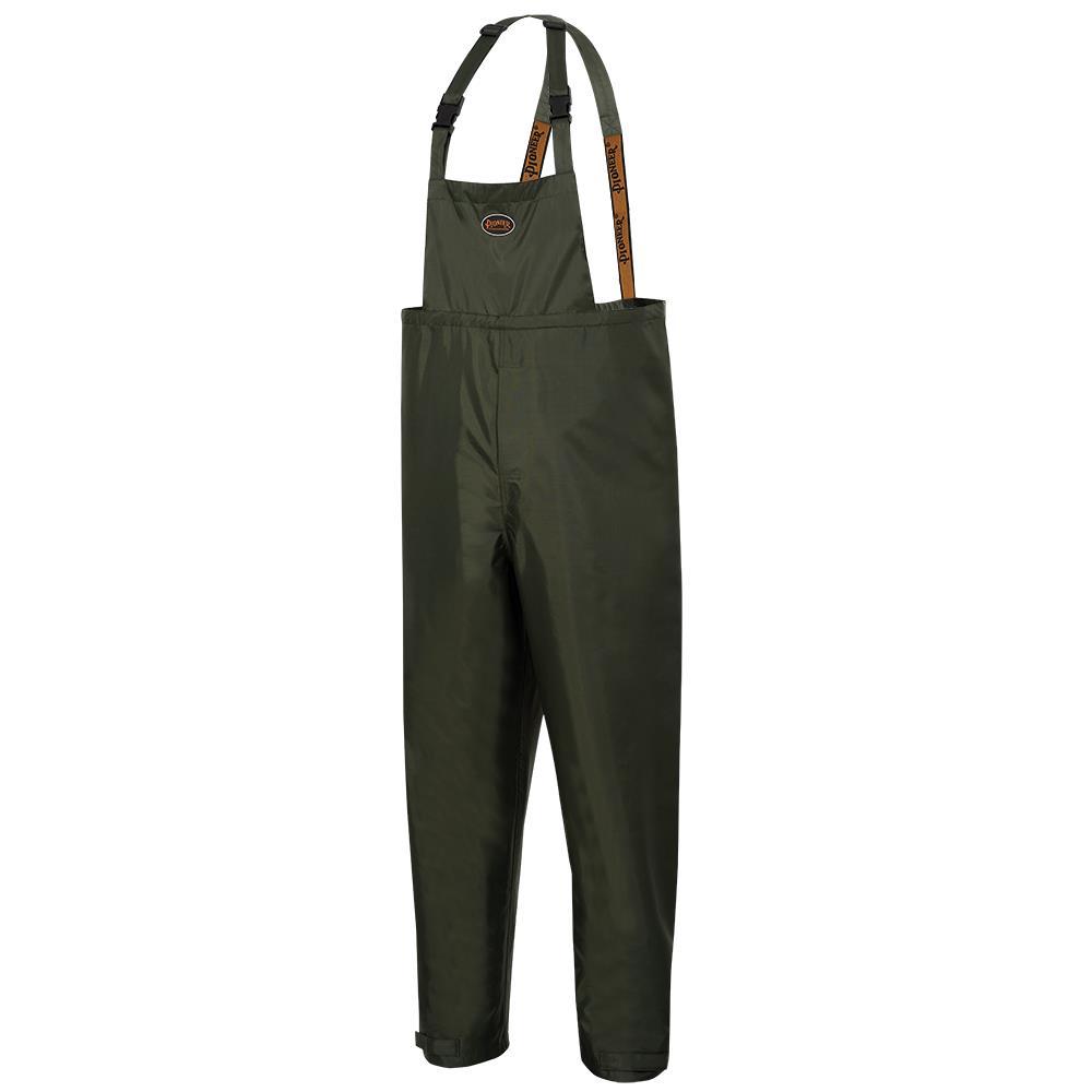 Waterproof Tree Planter Nailhead Ripstop Bib Pants - PVC Coated 420D Oxford Polyester - Yellow - 3XL