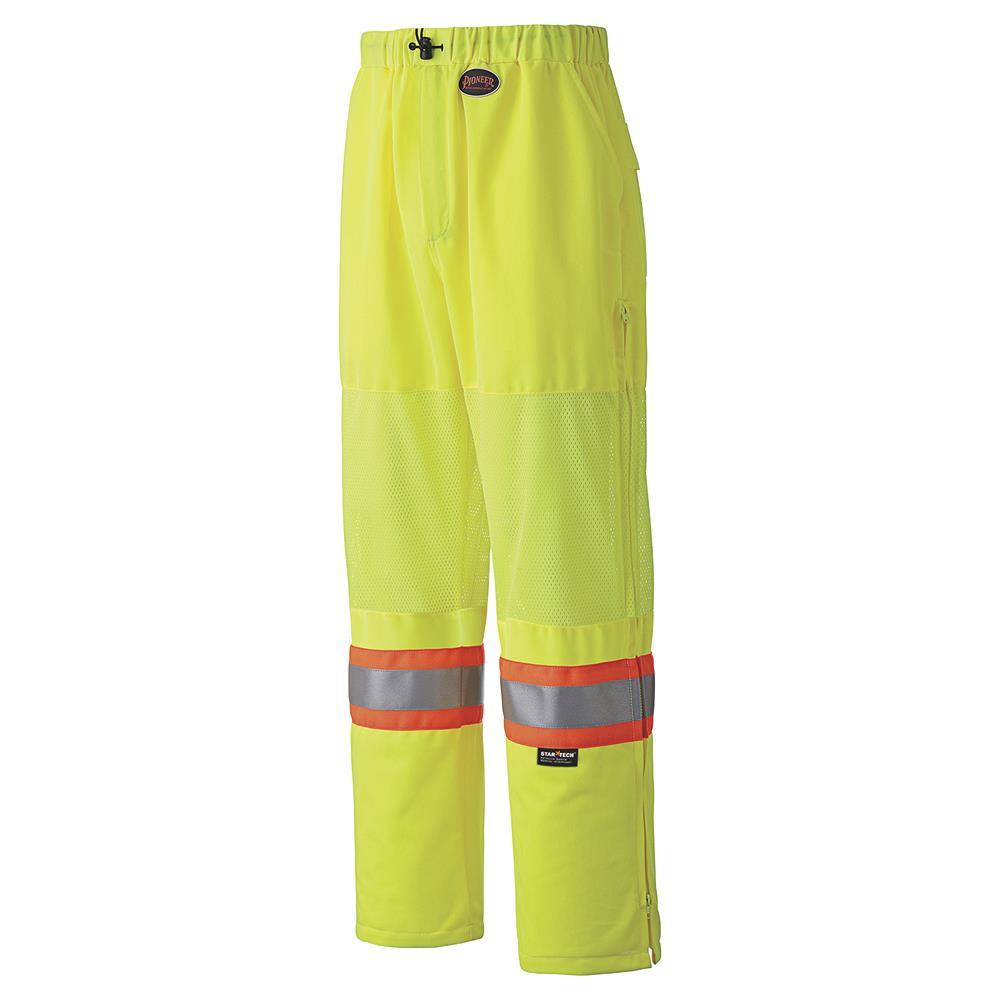 Hi-Viz Traffic Safety Pant - Hi-Viz Yellow/Green - XL