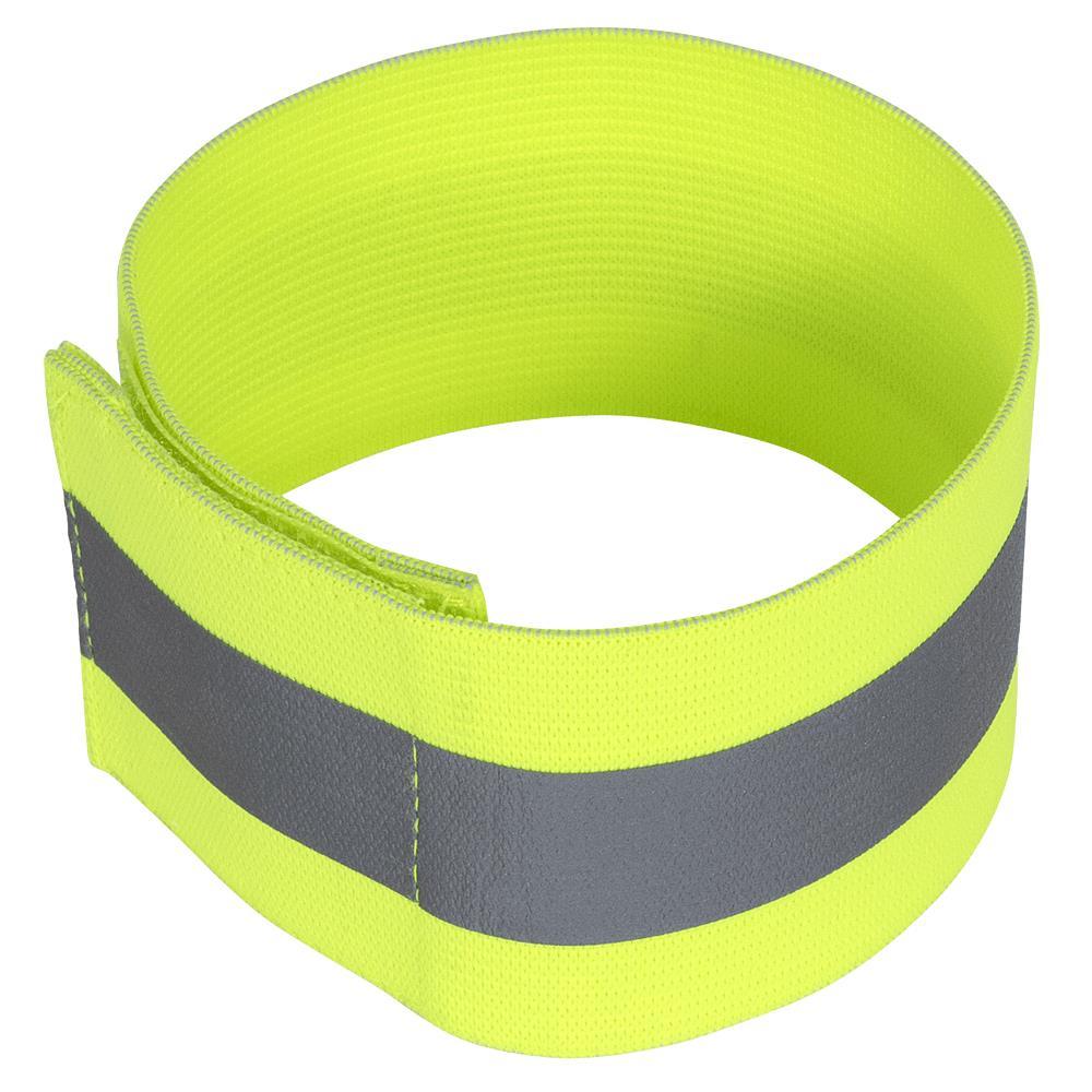 Hi-Viz Yellow/Green Elastic Arm Bands - pair - O/S