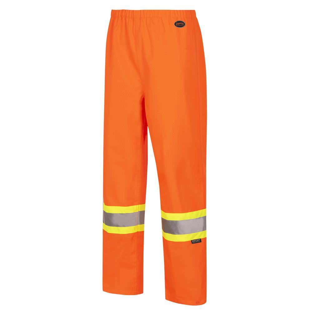 Women&#39;s Hi-Viz Orange Waterproof 300D Polyester/PU Pants - XS