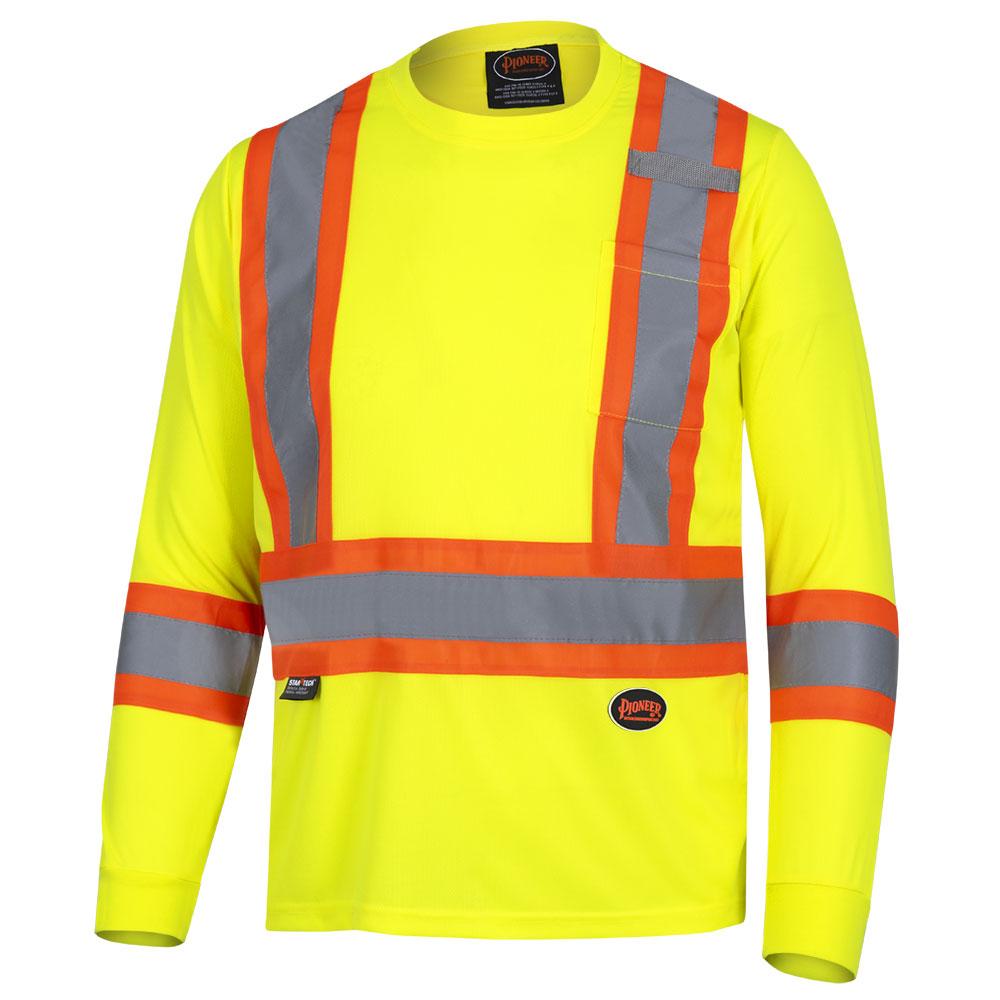 Bird&#39;s-Eye Long-Sleeved Safety Shirts