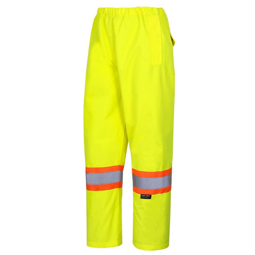 Hi-Viz Yellow/Green 450D 100% Waterproof Pants - S