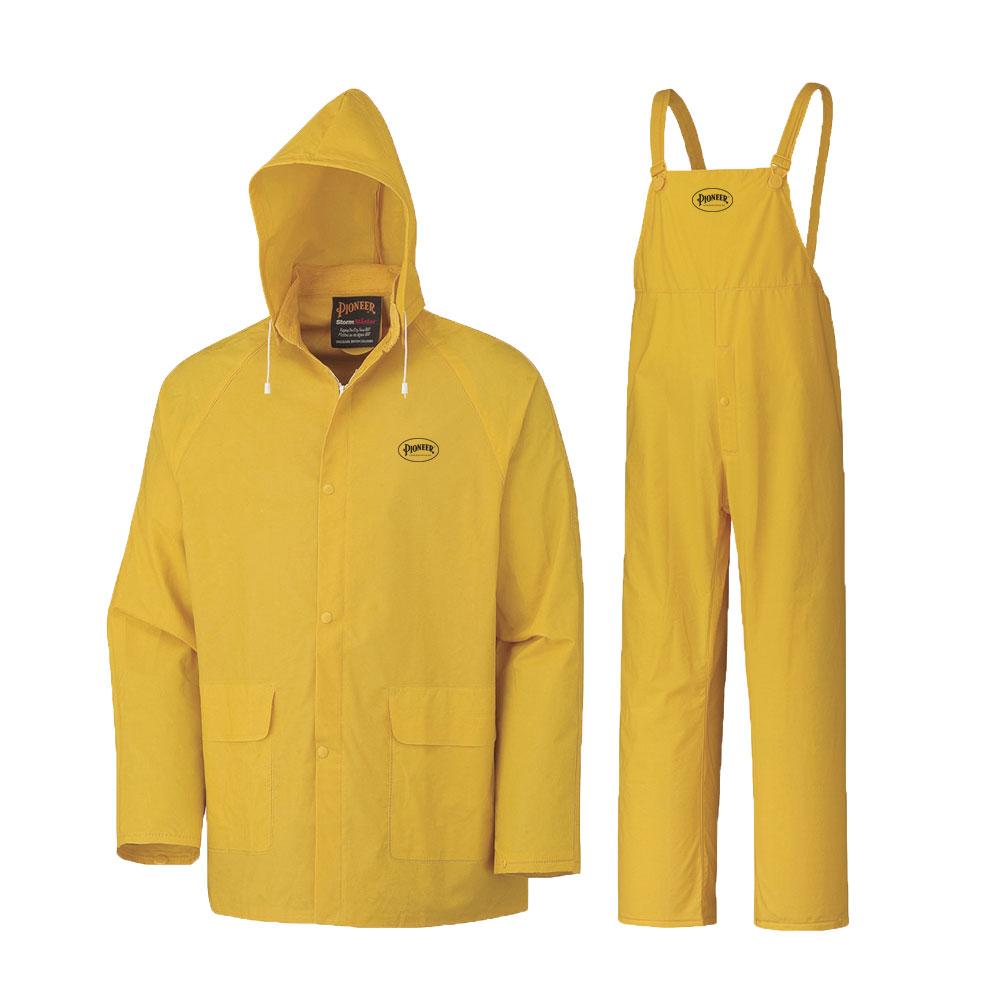 Yellow 3-Piece Rain Suit - 6XL