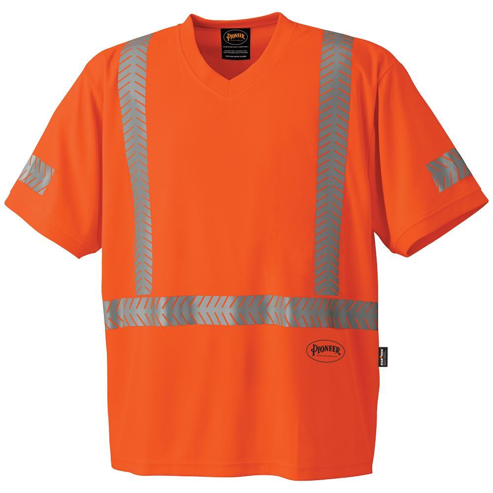 Hi-Viz Orange Ultra-Cool, Ultra-Breathable Safety T-Shirt - M
