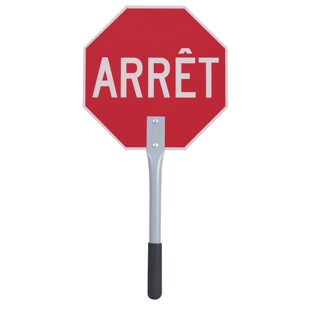 Traffic Stop/Stop Paddle - 12&#34; – French version