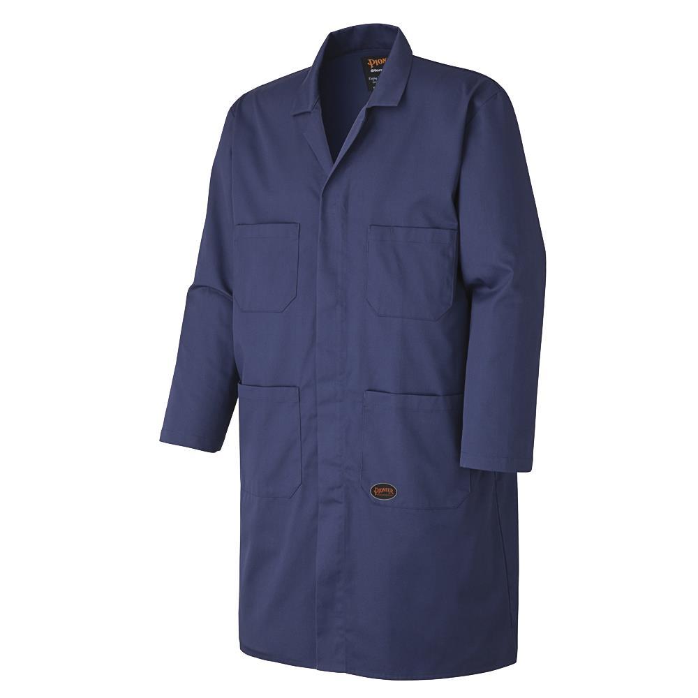 Navy Poly/Cotton Shop Coat - XL