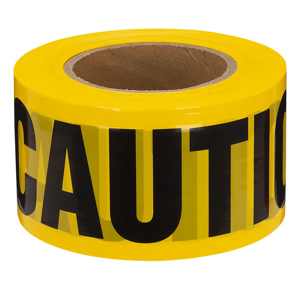 Yellow Caution Tape - 1000&#39; x 3&#34; x 0.03 mm