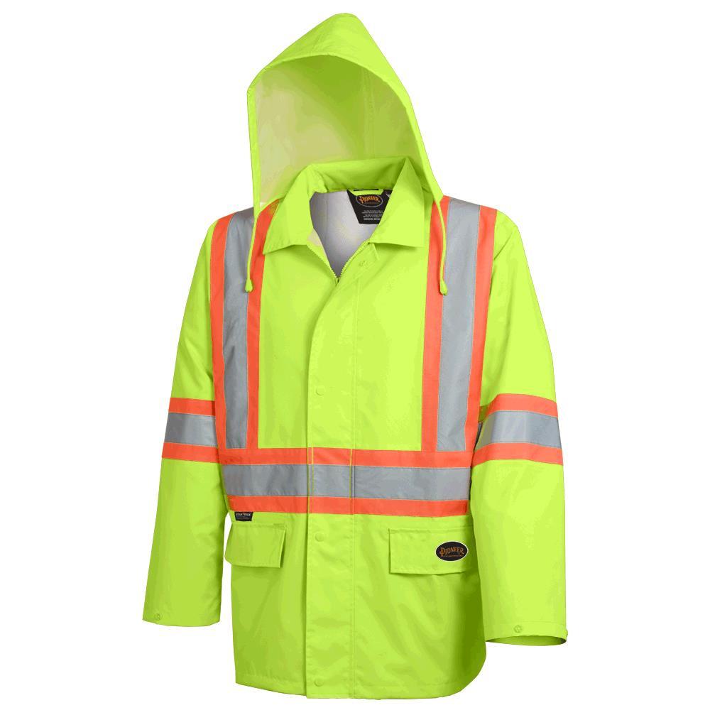 Waterproof Safety Jackets - &#34;The Rock  &#34; - PU Coated 300D Oxford Polyester