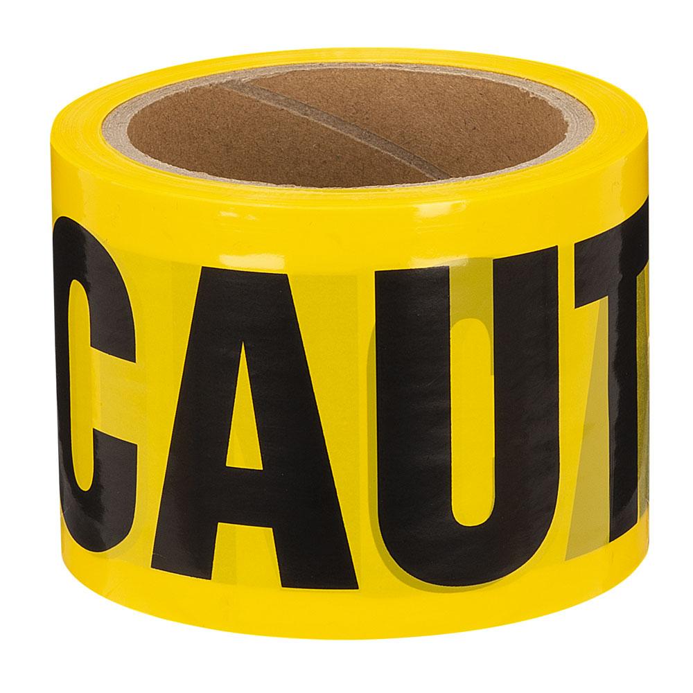 Yellow Caution Tape - 200&#39; x 3&#34; x 0.04 mm