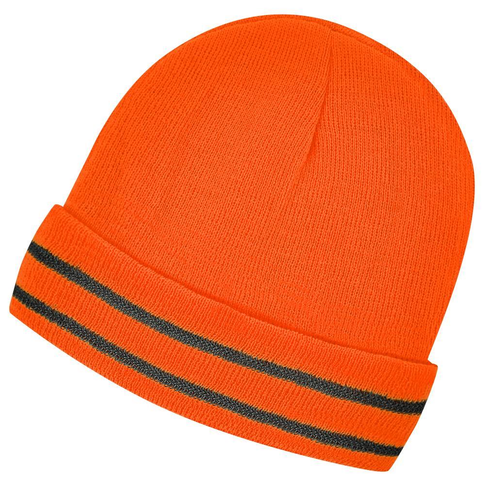 Hi-Viz Orange Lined Safety Toque - O/S