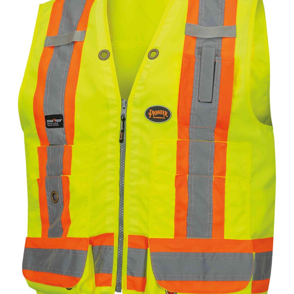 Hi-vis Multi-Pocket Surveyor Vests