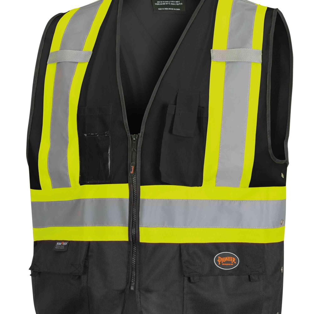 Hi-Vis Safety Vests with Adjustable Sides