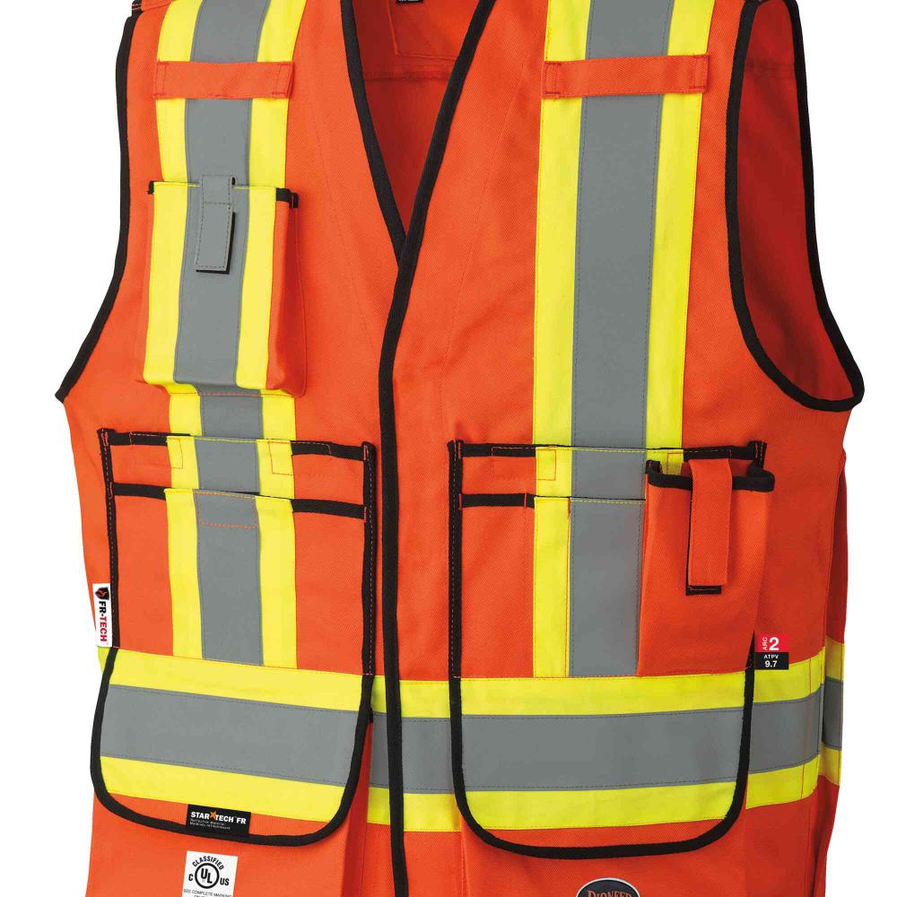 FR/Arc-Resistant Surveyor&#39;s Safety Vests