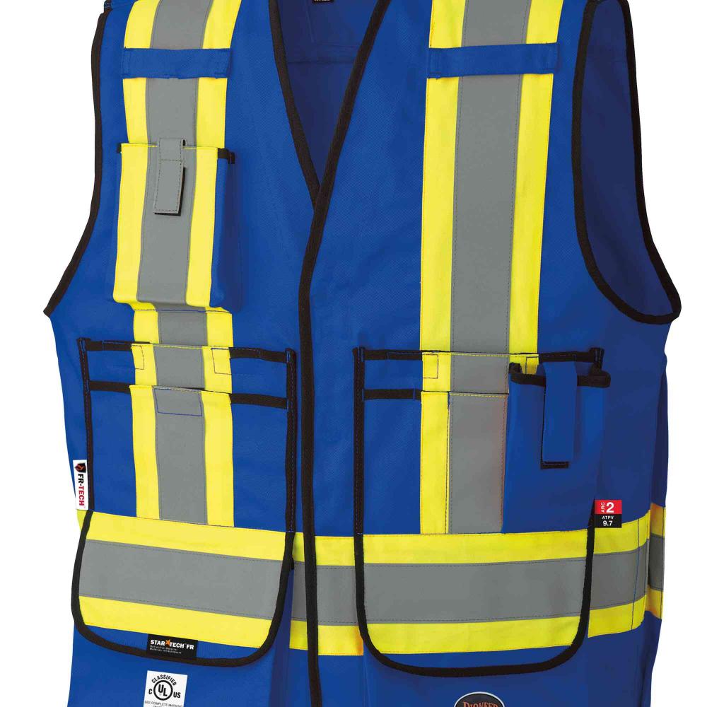 FR/Arc-Resistant Surveyor&#39;s Safety Vests