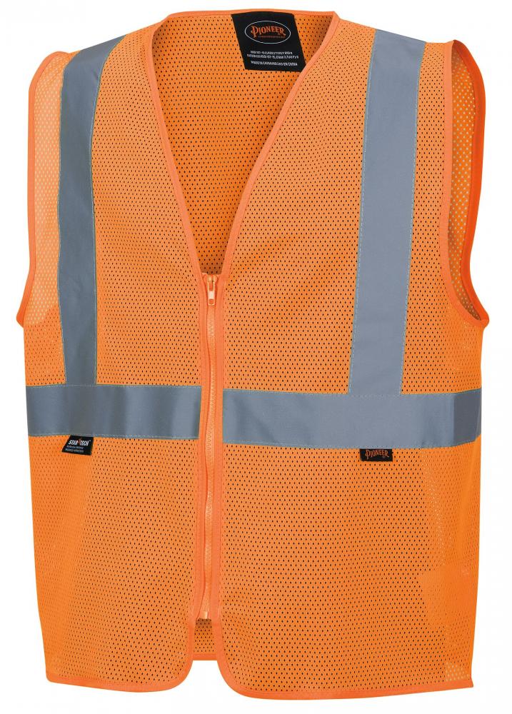 Mesh Safety Vests - No Pockets