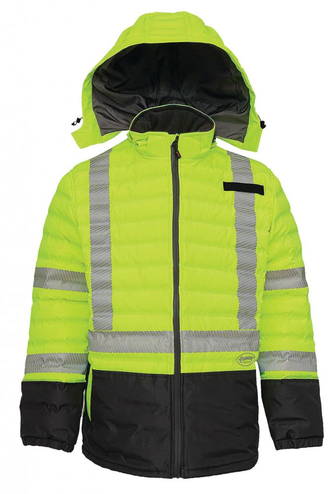 Hi-Vis Quilted Safety Parkas