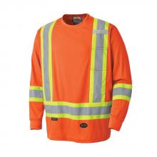 Pioneer V1051250U-L - Bird's-Eye Long-Sleeved Safety Shirts