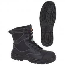 Pioneer V4610870-9.5 - Black Composite Toe/Plate Metal-Free Leather Safety Work Boot - 9.5