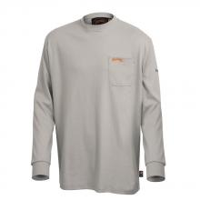 Pioneer V2580310-2XL - Light Grey Flame Resistant Long-Sleeved Cotton Shirt - 2XL