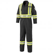 Pioneer V254047T-60 - Black FR-Tech® 88/12 FR/ARC Rated 7oz Coverall - Tall - 60