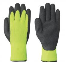 Pioneer V5010260-M - Hi-Viz Yellow/Green Seamless Knit Latex Glove - M