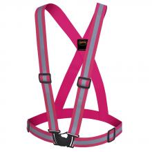 Pioneer V1041040-O/S - Hi-Viz Adjustable Safety Sash - 1-1/2" Elastic - Hangable Bag - Pink