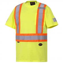 Pioneer V1050560-L - Yellow/Green Cotton Safety T-Shirt - L