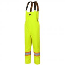 Pioneer V1150460-M - Hi-Viz Yellow/Green “The Rock” 300D Oxford Polyester Insulated Bib Pants - M
