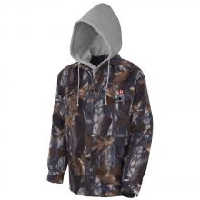 Pioneer V3080490-XL - Quilted Polar Fleece Hooded Shirt – Camouflage – XL
