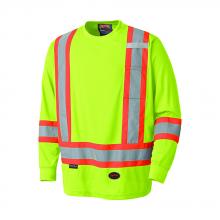Pioneer V1051260U-3XL - Bird's-Eye Long-Sleeved Safety Shirts