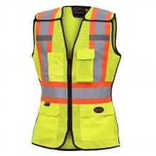 Pioneer V1023660-XS - Women's Hi-Viz Yellow/Green Safety Tear-Away Vest - XS