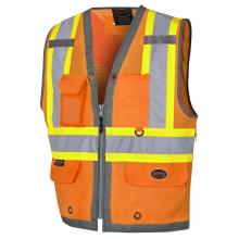 Pioneer V1010250-6XL - Mesh Back Zip-Front Surveyor’s Safety Vests