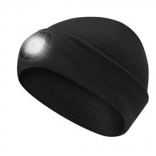 Pioneer V4020940-O/S - Knit Toque w/ LED Headlight Black