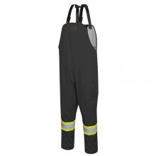 Pioneer V1082370-S - "The Rock" 300D Oxford Polyester Bib Pants with PU Coating - Black - S
