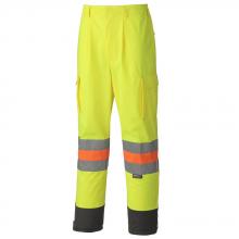 Pioneer V1190260-S - Hi-Viz Yellow Breathable Traffic Safety Pants - Tricot Polyester - MTQ Approved - S