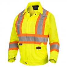 Pioneer V1071260-XS - Women's Hi-Viz Traffic Safety Jacket - Hi-Viz Yellow/Green -