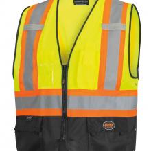 Pioneer V1020161U-L/XL - Hi-Vis Safety Vests with Adjustable Sides