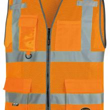 Pioneer V1024850U-M - Poly Mesh Zip-Front Safety Vests