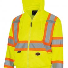 Pioneer V1060560U-4XL - Hi-Vis Microfleece Safety Hoodies