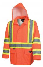 Pioneer V1081350U-2XL - Waterproof Safety Jackets - "The Rock  " - PU Coated 300D Oxford Polyester