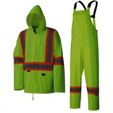 Pioneer V1080160-XS - Yellow/Green Lightweight Waterproof Suit - XS