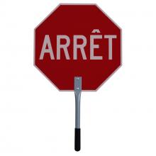 Pioneer V6020740-O/S - Traffic Stop/Slow Paddle - 18" – French version