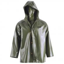 Ranpro V3242040-L - Canadian Waterproof Hooded Rain Jacket - PVC-Coated Polyester - L